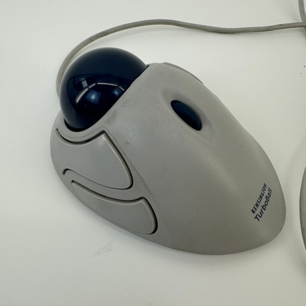 Kensington TurboBall Model 64227 Wired Trackball Mouse USB Gray - Picture 3 of 5